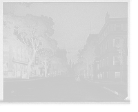 Historic Framed Print, Bull St. [Street], Savannah, Ga.,  17-7/8" x 21-7/8"