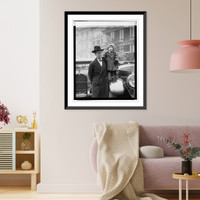 Historic Framed Print, Medill McCormick & daughter, [2/26/23],  17-7/8" x 21-7/8"