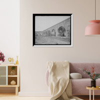 Historic Framed Print, Casements, Fort Pulaski, Savannah, Ga.,  17-7/8" x 21-7/8"