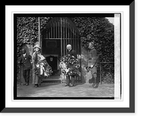 Historic Framed Print, Mrs. Wm. Currey Story, Hon. Henry Seth Chilton, 2/21/23,  17-7/8" x 21-7/8"