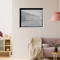 Historic Framed Print, Fort Pulaski battle scars, Savannah, Ga.,  17-7/8" x 21-7/8"