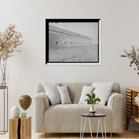 Historic Framed Print, Fort Pulaski battle scars, Savannah, Ga.,  17-7/8" x 21-7/8"