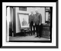 Historic Framed Print, Civil Servers Tony Strong, Mathew F. Hollorain, & Jno. T. Doyle, 3/7/23,  17-7/8" x 21-7/8"