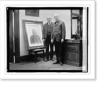 Historic Framed Print, [Civil Servers Tony Strong, Mathew F. Hollorain, & Jno. T. Doyle 3/7/23],  17-7/8" x 21-7/8"