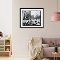 Historic Framed Print, Tripoli Temple, Milwaukee, Wisc.,  17-7/8" x 21-7/8"