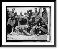 Historic Framed Print, [Unidentified uniformed men, (Quantico, 3/29/23?)] - 2,  17-7/8" x 21-7/8"