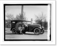 Historic Framed Print, Debutantes in Lincoln,  17-7/8" x 21-7/8"