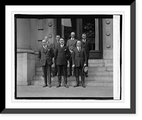 Historic Framed Print, Lamb's Club group, [4/10/23] - 2,  17-7/8" x 21-7/8"