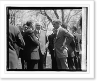 Historic Framed Print, Harding, Savings Director's group,  17-7/8" x 21-7/8"