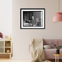 Historic Framed Print, Dr. Geo. K. Burgess, 4/25/26 [i.e., 4/25/23],  17-7/8" x 21-7/8"