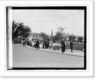 Historic Framed Print, St. Gabriel's May procession,  17-7/8" x 21-7/8"