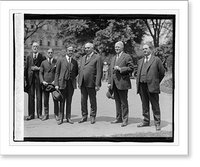 Historic Framed Print, So. Tariff Com. at White House, [5/7/23],  17-7/8" x 21-7/8"