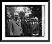 Historic Framed Print, Lodge & Harding Mass. Society group, [5/5/23],  17-7/8" x 21-7/8"