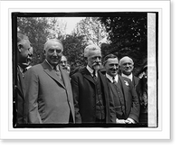 Historic Framed Print, Lodge & Harding Mass. Society group, [5/5/23],  17-7/8" x 21-7/8"