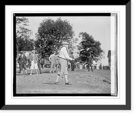 Historic Framed Print, Harding in Newspaper Golf Tournament, 5/22/23,  17-7/8" x 21-7/8"