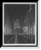 Historic Framed Print, Interior, Trinity Church, New York, N.Y.,  17-7/8" x 21-7/8"