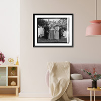 Historic Framed Print, Fete Champtre, 5/22/23 - 4,  17-7/8" x 21-7/8"