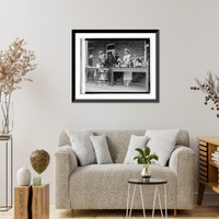 Historic Framed Print, Mt. Alto garden party,  17-7/8" x 21-7/8"