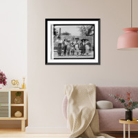 Historic Framed Print, [Wild west performers], 5/29/23,  17-7/8" x 21-7/8"