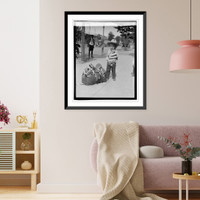 Historic Framed Print, Fog Horn Clancy, 5/29/23,  17-7/8" x 21-7/8"