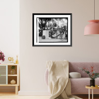 Historic Framed Print, Unveiling zero milestone - 2,  17-7/8" x 21-7/8"