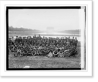 Historic Framed Print, Boy Scouts at Lincoln Memorial, 6/16/23 - 2,  17-7/8" x 21-7/8"