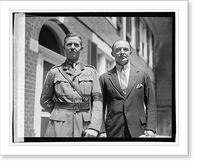 Historic Framed Print, Col. C.E.C. Graham-Charlton, Maj. Genl H.K. Bethel, [6/15/23],  17-7/8" x 21-7/8"