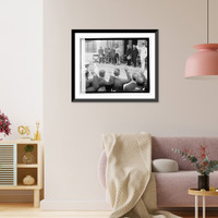 Historic Framed Print, Roosevelt at Naval Magazine, 7/2/23,  17-7/8" x 21-7/8"