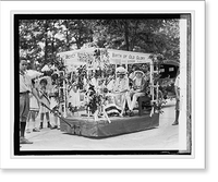 Historic Framed Print, Takoma Park, Fourth of July celebration, 7/4/23 - 3,  17-7/8" x 21-7/8"
