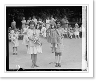 Historic Framed Print, [Girls with dolls],  17-7/8" x 21-7/8"