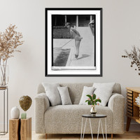 Historic Framed Print, Miss Catherine Wo[...]all, 7/26/23,  17-7/8" x 21-7/8"