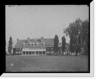 Historic Framed Print, Men's building, Manheim Club, Germantown, Philadelphia, Pa.,  17-7/8" x 21-7/8"