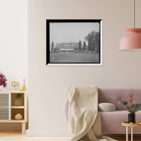 Historic Framed Print, Men's building, Manheim Club, Germantown, Philadelphia, Pa.,  17-7/8" x 21-7/8"