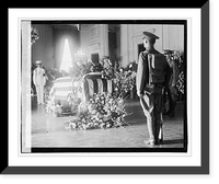 Historic Framed Print, Harding funeral - 25,  17-7/8" x 21-7/8"