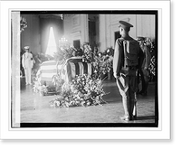 Historic Framed Print, Harding funeral - 25,  17-7/8" x 21-7/8"