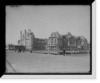 Historic Framed Print, Marlborough-Blenheim, Atlantic City, N.J.,  17-7/8" x 21-7/8"