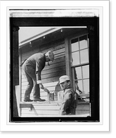 Historic Framed Print, Harding in Alaska - 7,  17-7/8" x 21-7/8"