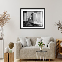 Historic Framed Print, C. Bascom Slemp, 8/15/23,  17-7/8" x 21-7/8"