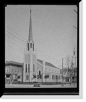 Historic Framed Print, First Presbyterian Church, Atlantic City, N.J.,  17-7/8" x 21-7/8"