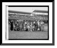 Historic Framed Print, Police, Firemen's ballgame, 9/3/23 - 3,  17-7/8" x 21-7/8"