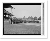 Historic Framed Print, Police, Firemen's ballgame, 9/3/23 - 4,  17-7/8" x 21-7/8"