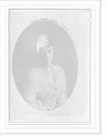 Historic Framed Print, Dowager Emress of Russia, cameo portrait,  17-7/8" x 21-7/8"