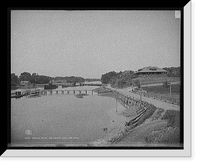 Historic Framed Print, Sewall's bridge and [York] Country Club, York, Maine,  17-7/8" x 21-7/8"