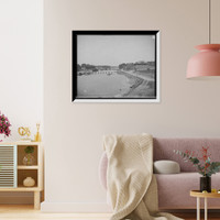 Historic Framed Print, Sewall's bridge and [York] Country Club, York, Maine,  17-7/8" x 21-7/8"