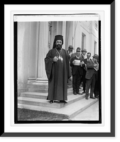 Historic Framed Print, Archbishop Vasilos, 10/1/23,  17-7/8" x 21-7/8"