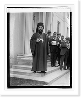 Historic Framed Print, Archbishop Vasilos, 10/1/23,  17-7/8" x 21-7/8"