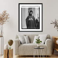 Historic Framed Print, Archbishop Vasilos, 10/1/23 - 2,  17-7/8" x 21-7/8"