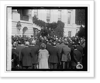 Historic Framed Print, Coolidge addressing postmasters,  17-7/8" x 21-7/8"