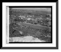 Historic Framed Print, Cornerstone laying, Geo. Wash. Memorial, 11/1/23 - 8,  17-7/8" x 21-7/8"