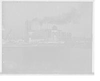 Historic Framed Print, Edison Electric plant [Detroit Edison Company], Detroit, Mich.,  17-7/8" x 21-7/8"